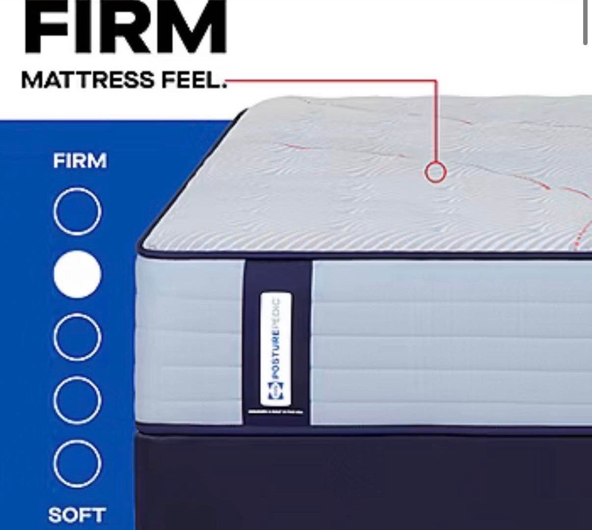 Sealy Briggs 13" Firm Tight Top Full Size Mattress