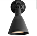Wall Mount 1-Light 11.3 in. Outdoor Black Wall Lantern