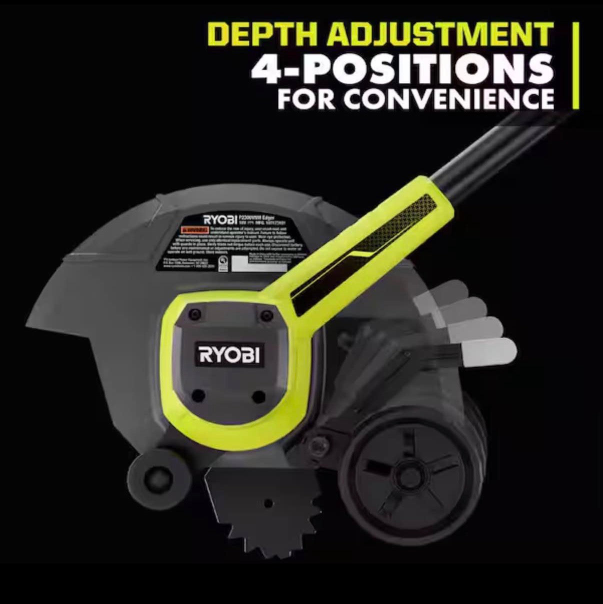Cordless Battery Edger with 2.0 Ah Battery and Charger
