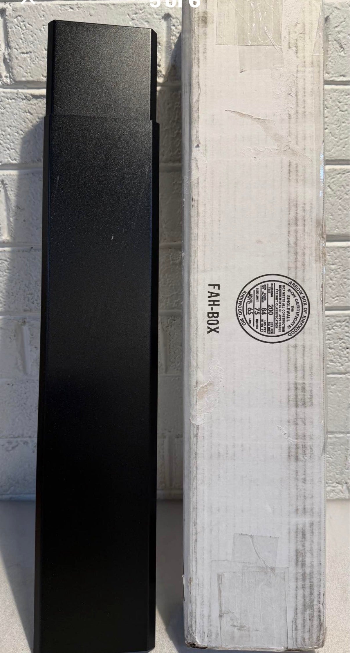 Black Adjustable Fireplace Vent Hood