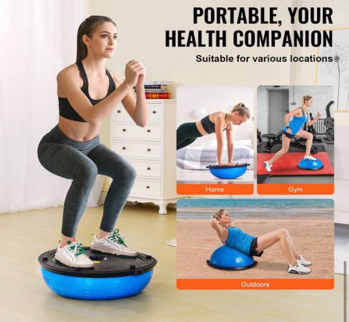 Half Exercise Ball Trainer