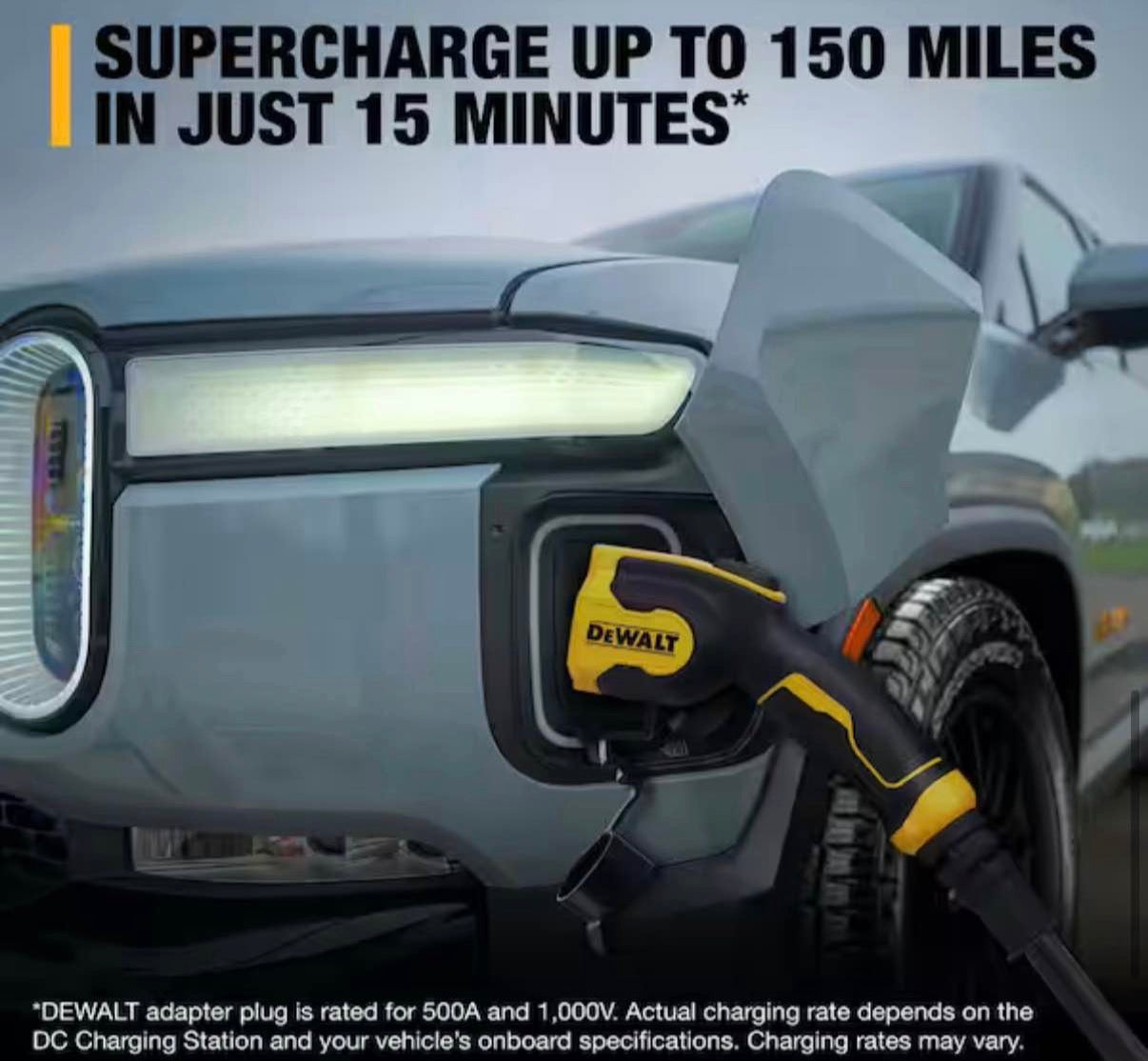 DEWALT NACS to CCS1 Fast EV Charging Adapter
