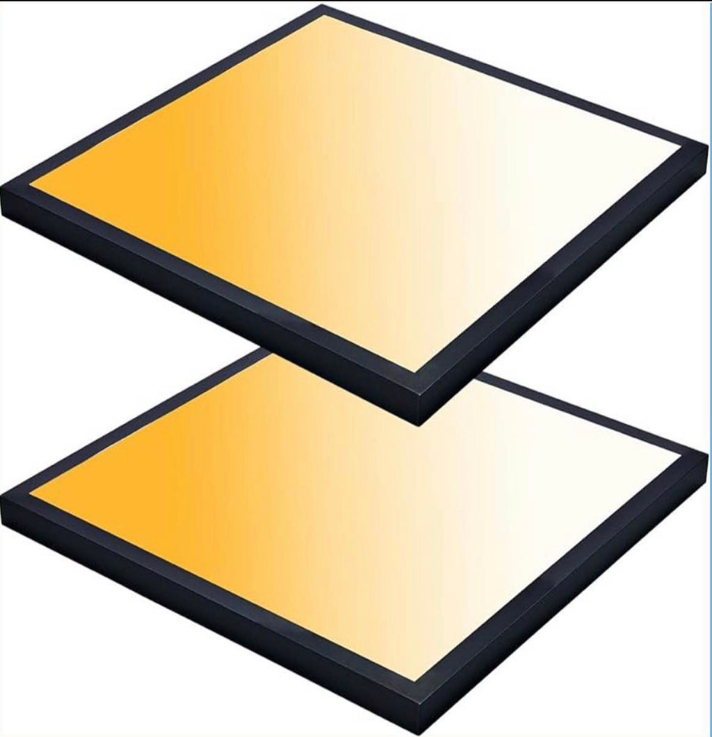 Black 2x2 Surface Mount LED Panel Lights