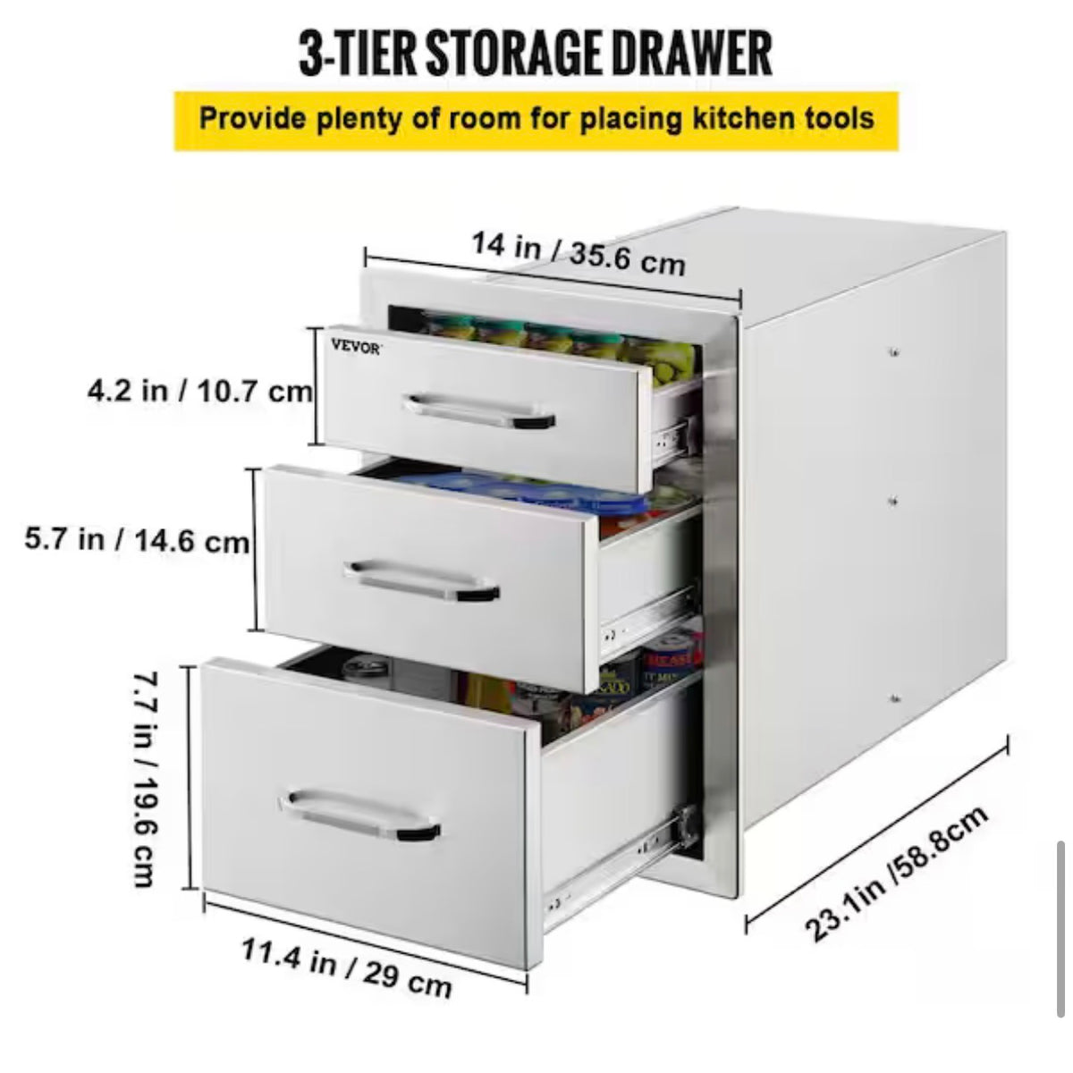 Outdoor Kitchen Drawers