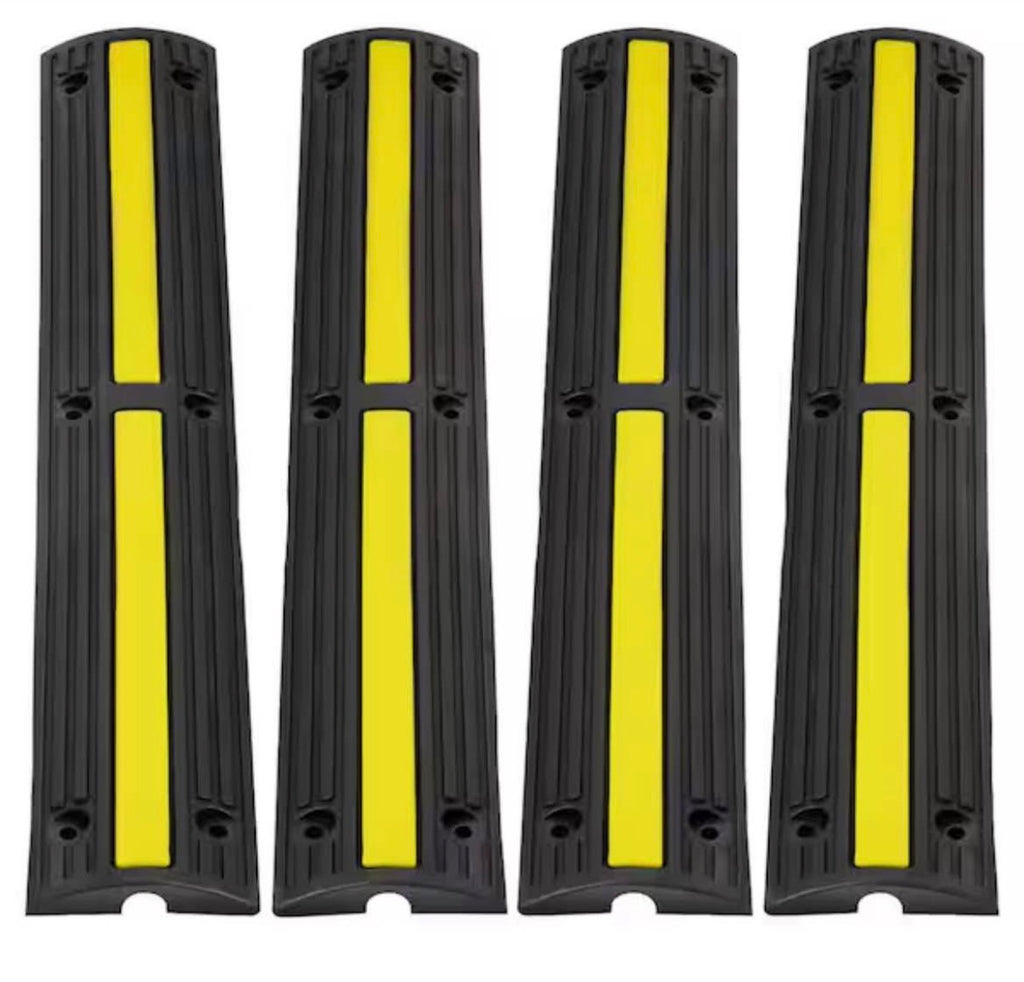 Floor Cable Protector Ramp 3.28 ft (4PCS)