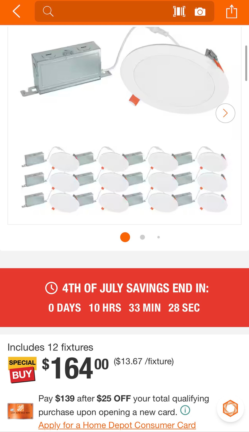 6 in. Adjustable CCT Canless Integrated LED Recessed Light (12 pack)
