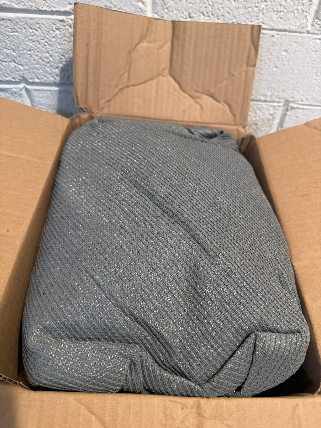 17 ft. x 12 ft. x 12 ft. Grey Triangle Sun Shade Sail Screen