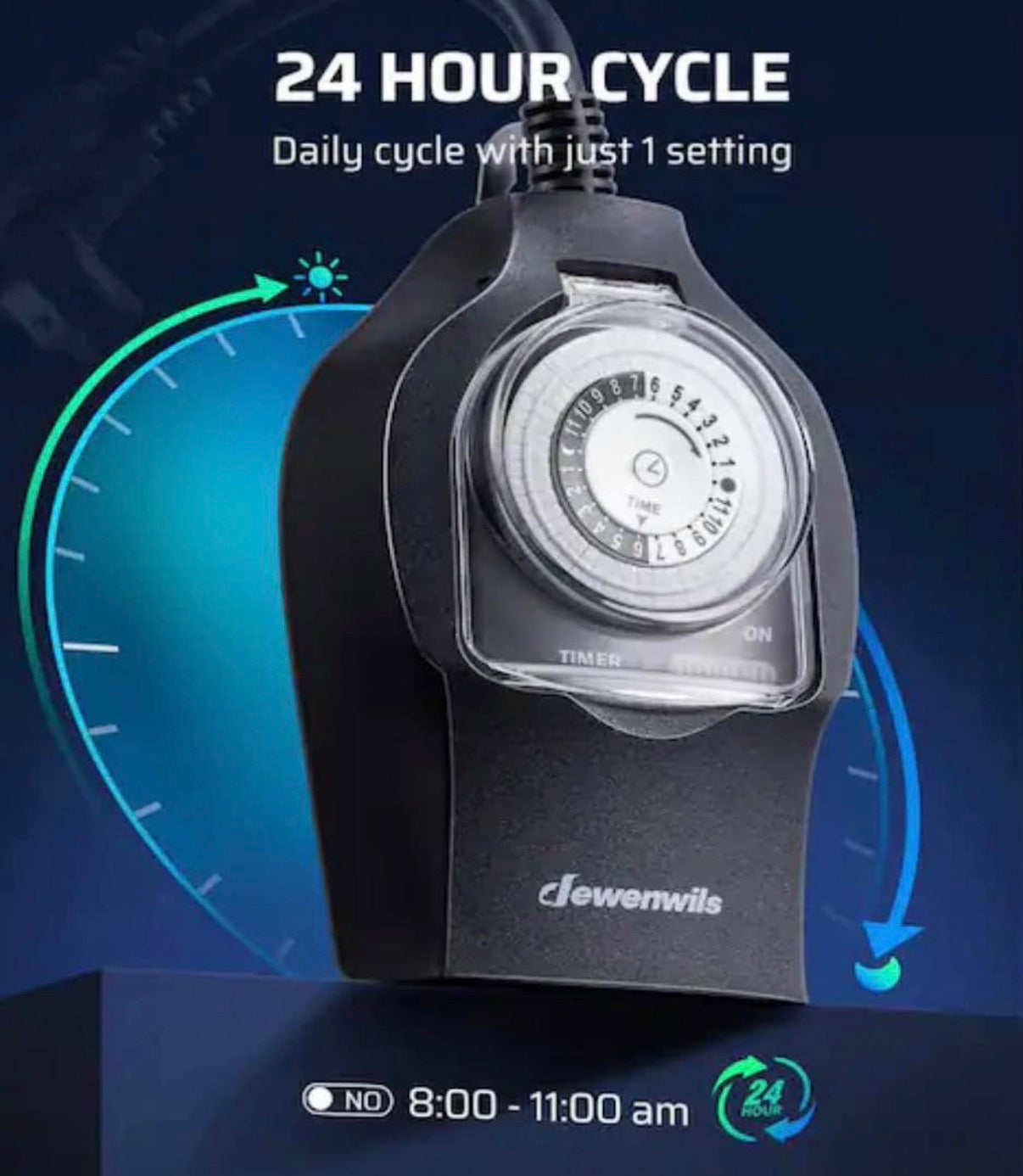 24-Hour Outdoor Mechanical Light Timer