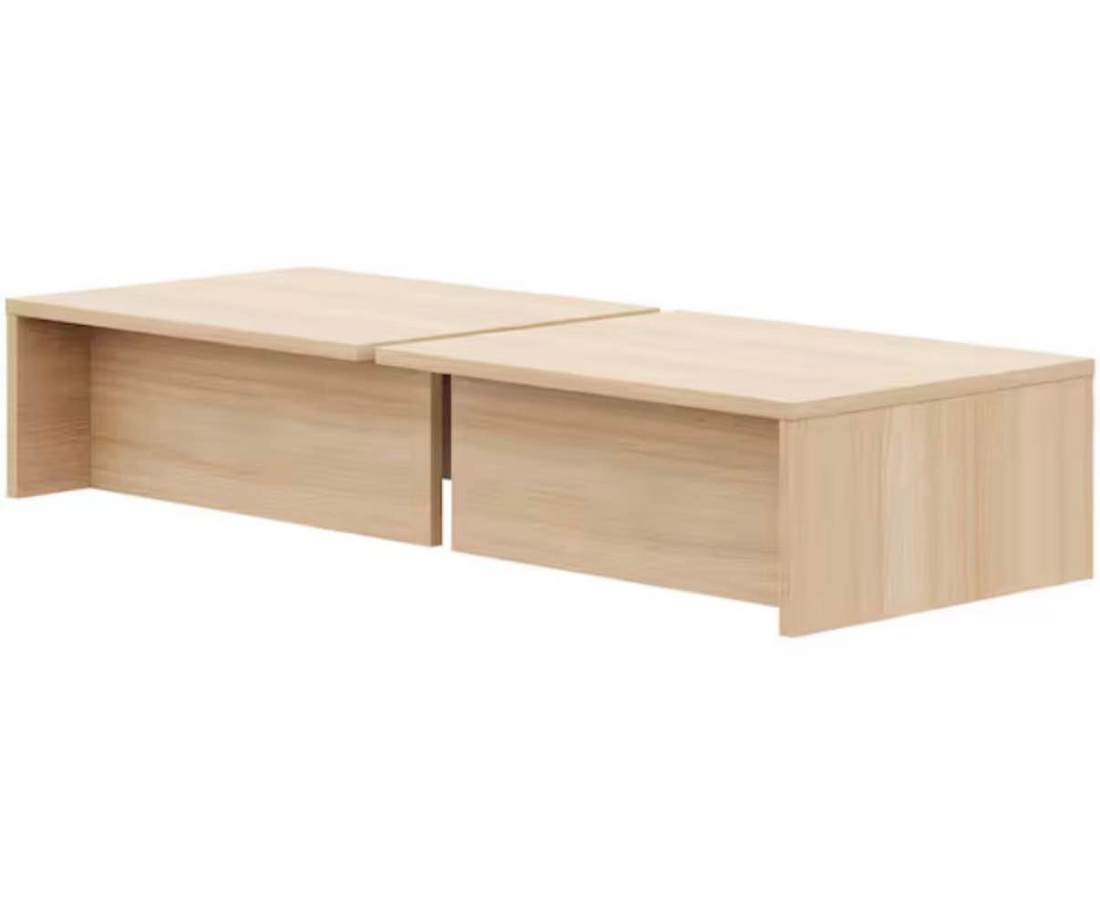 Kanso Natural Blonde Oak Nightstands (Set of 2)
