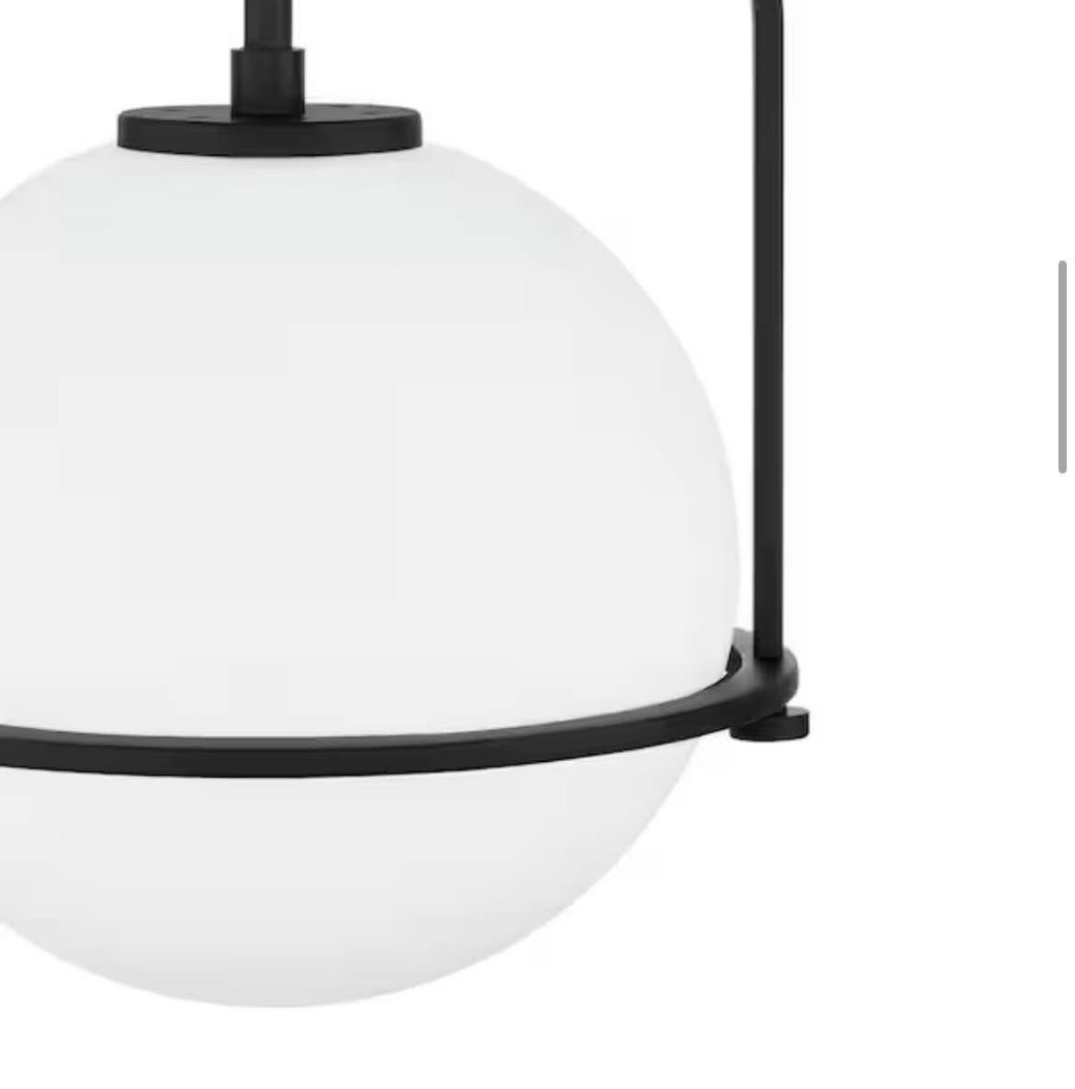 Owens 1-Light Matte Black Pendant Light Fixture