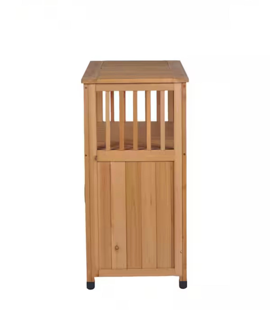 Brown Wood indoor / Outdoor Storage Cabinet