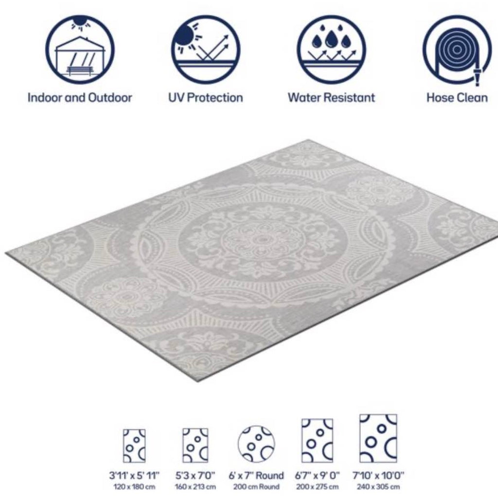 Beverly Rug Outdoor Rug 5' x 7' Patio