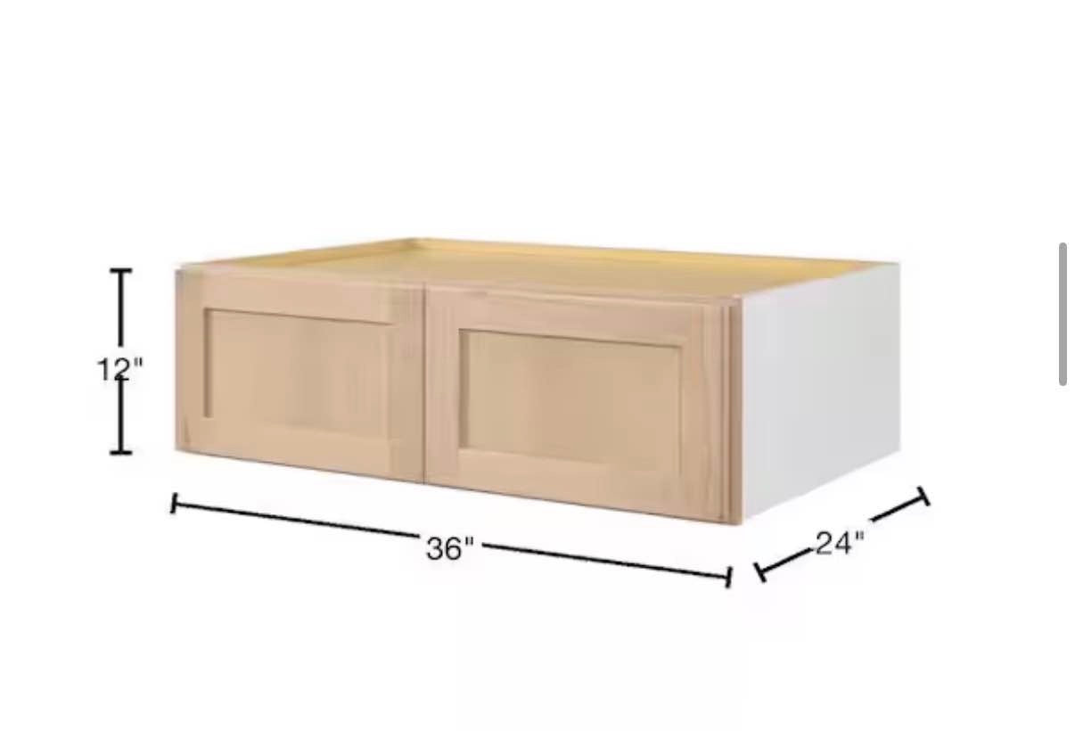 36 in. Wall Bridge Kitchen Cabinet with CLICKREADY Technology