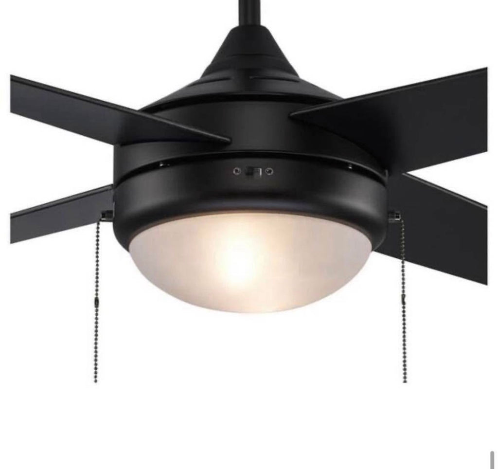 Cappleman 52 in. Indoor Black 2-Light
