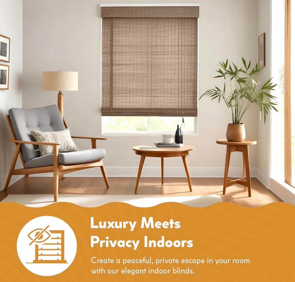 Radiance Cordless Bamboo Roman Shades