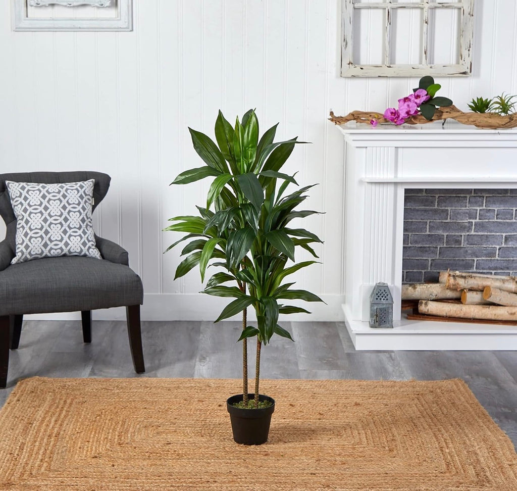 4 ft Nearly Natural Artificial Dracaena Tree