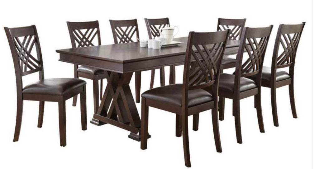 Adrian Espresso Side Chairs (Set of 2)