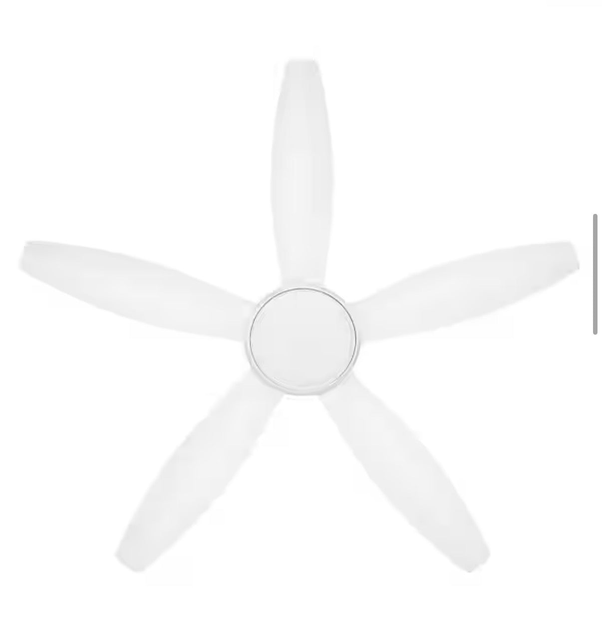 52 in. Flush Mount Ceiling Fan with Adjustable LED light