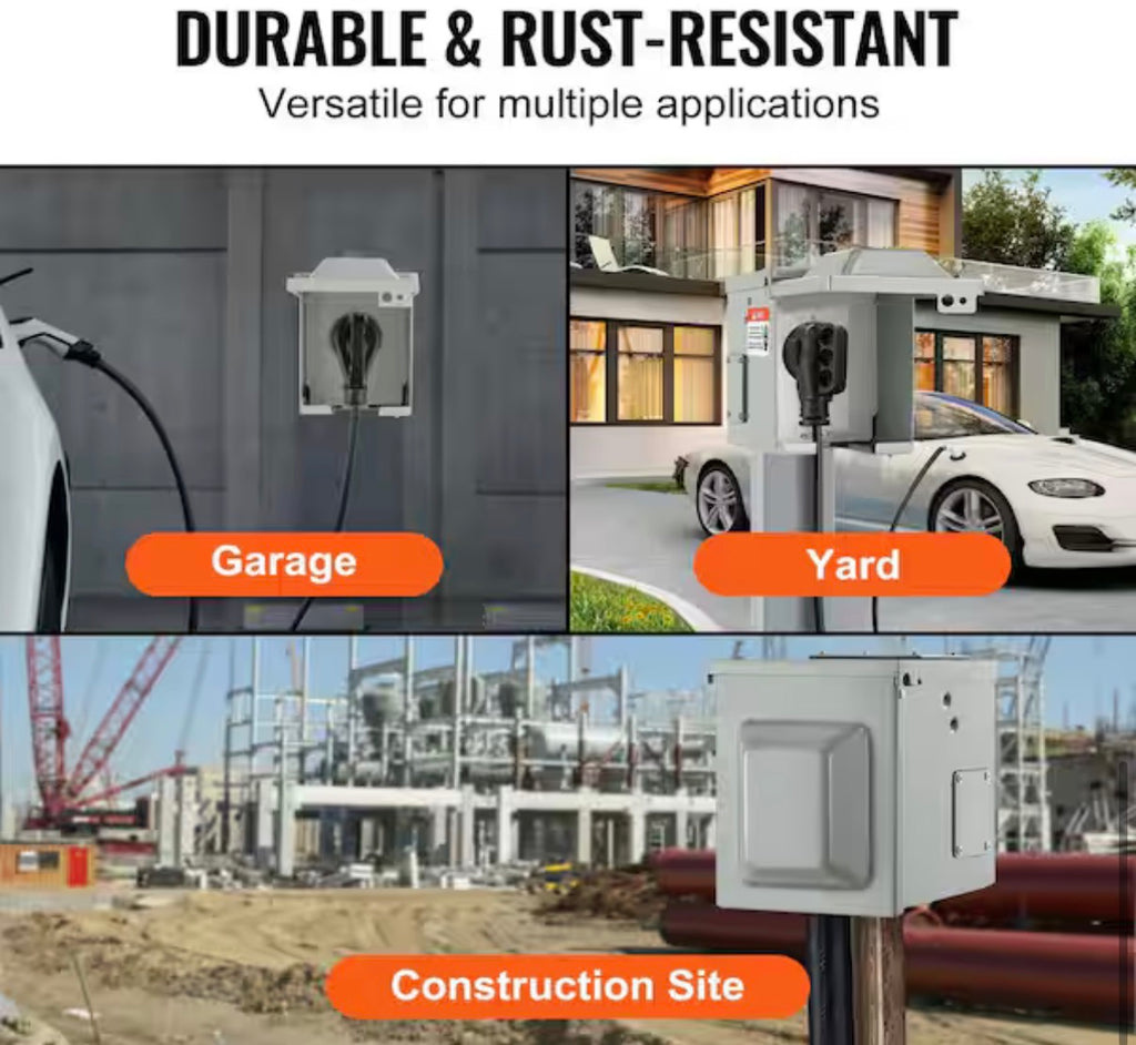 50A RV Power Outlet Box