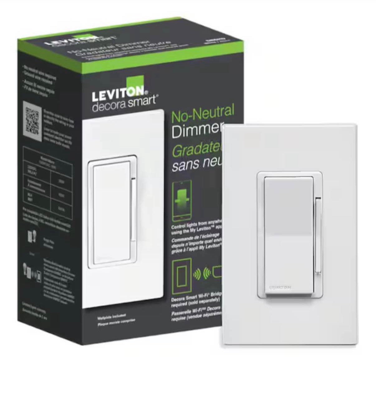 Decora Smart No-Neutral 600-Watt Dimmer