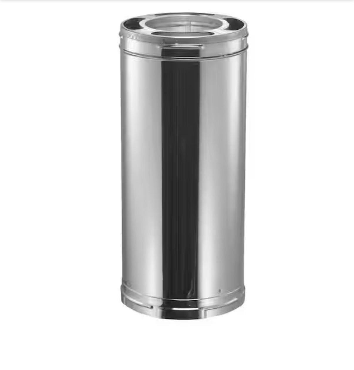 6in. X 12in. Diameter Chimney Pipe, Stainless Steel