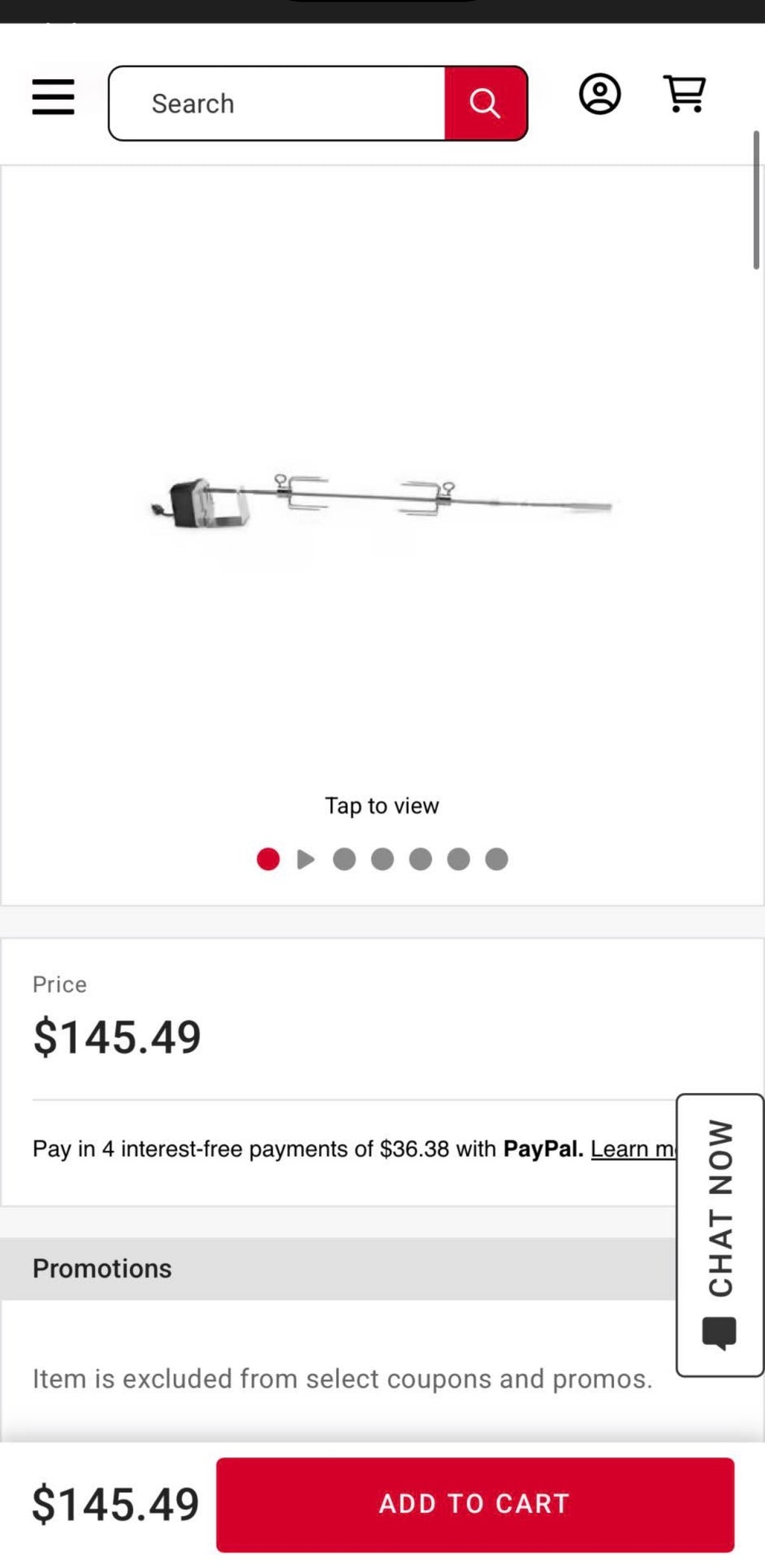 Weber Grill Rotisserie Kit