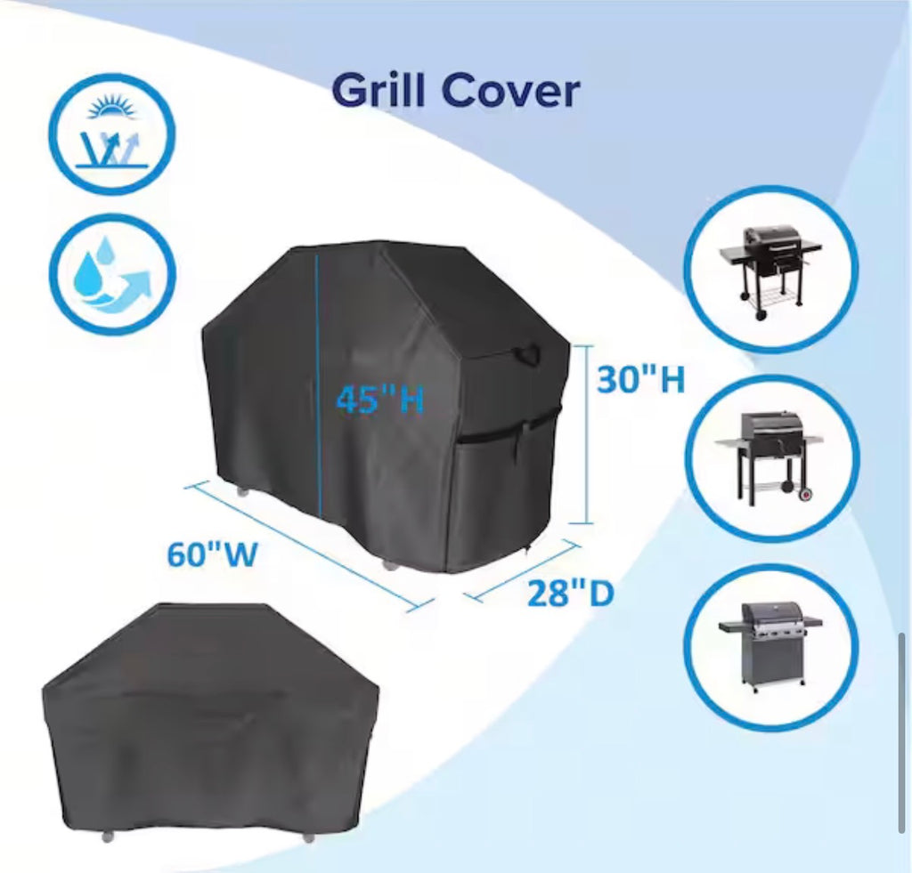 Heavy-Duty Water Resistant Patio  BBQ Grill Cover