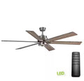 Statewood 70 in. Indoor LED Brushed Nickel Ceiling Fan with Light Kit