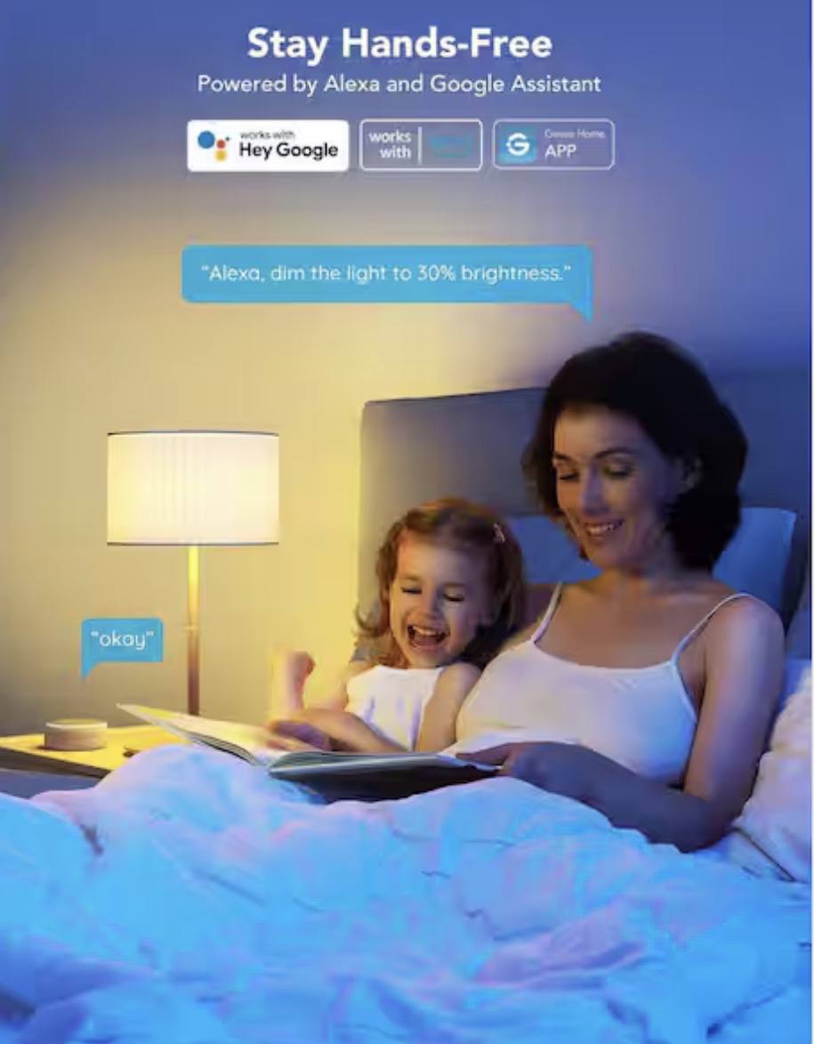 Govee Smart Wi-Fi LED Bulb 4-Pack
