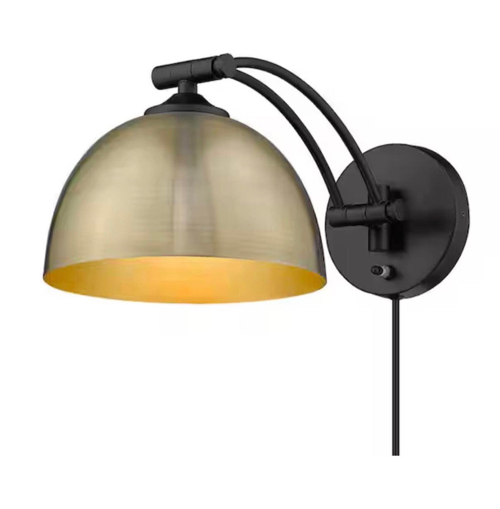 Rey 8 in. Matte Black Sconce