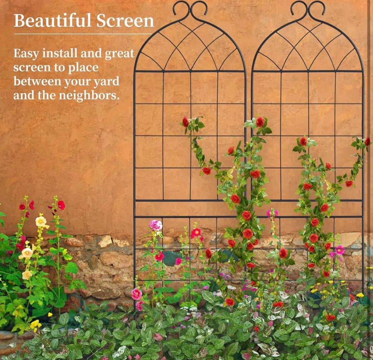 Garden Trellis 71" H x 19.7" W for Climbing Plants