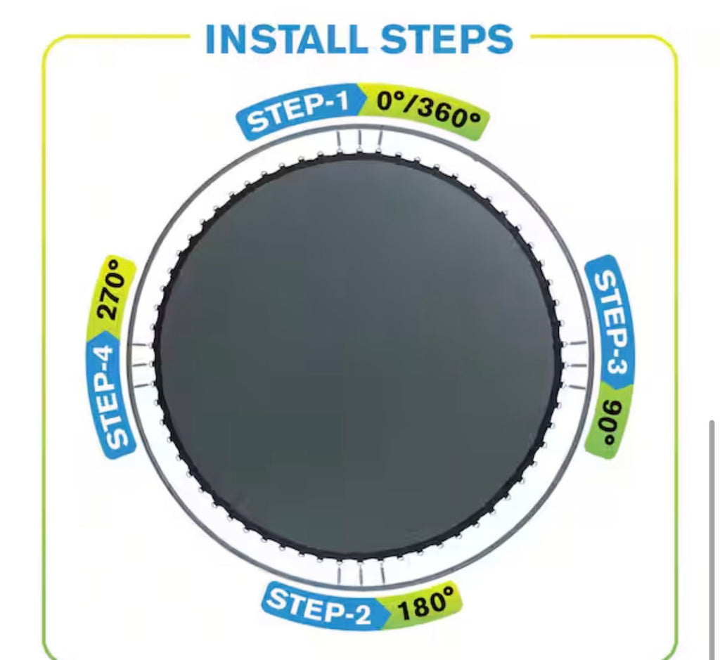 Trampoline Replacement Jumping Mat, Fits for 14 ft