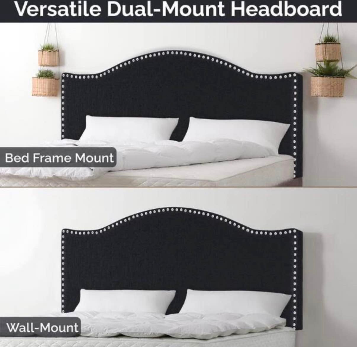 Black Headboards for Queen Size Bed