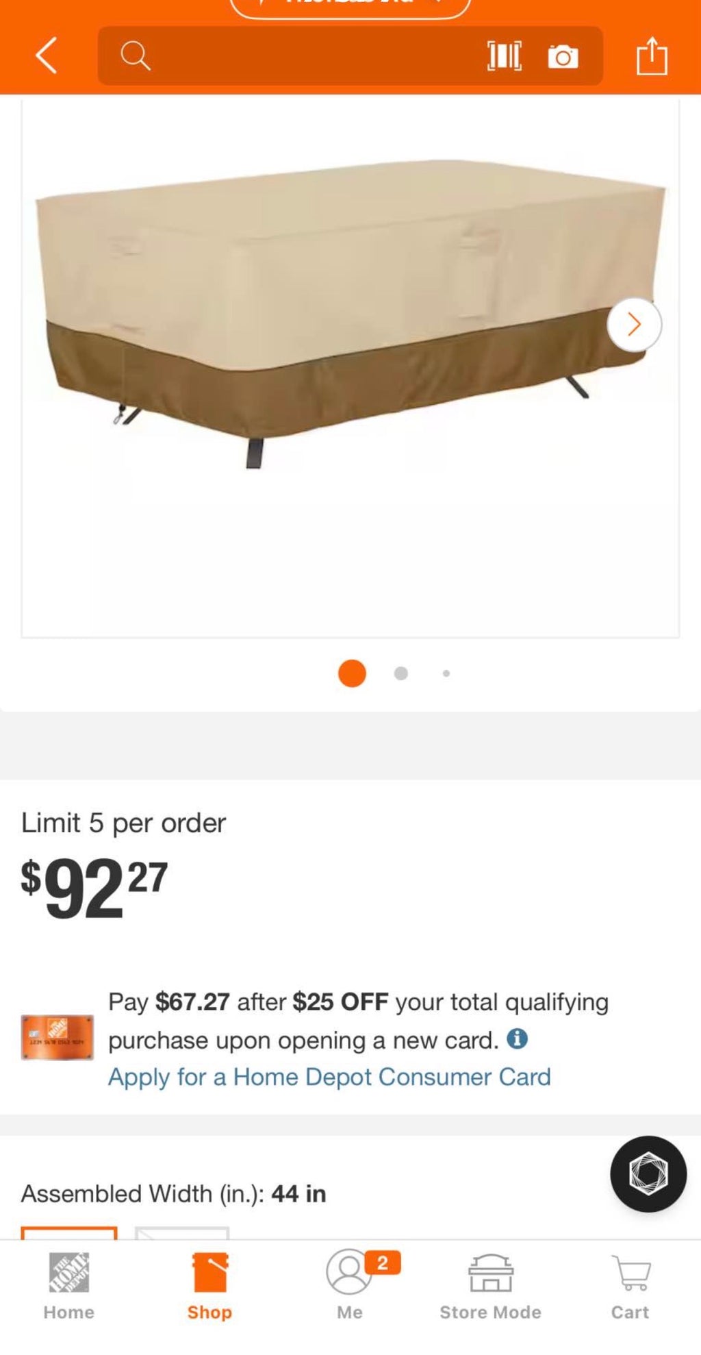 Patio Rectangle/Oval Table Cover