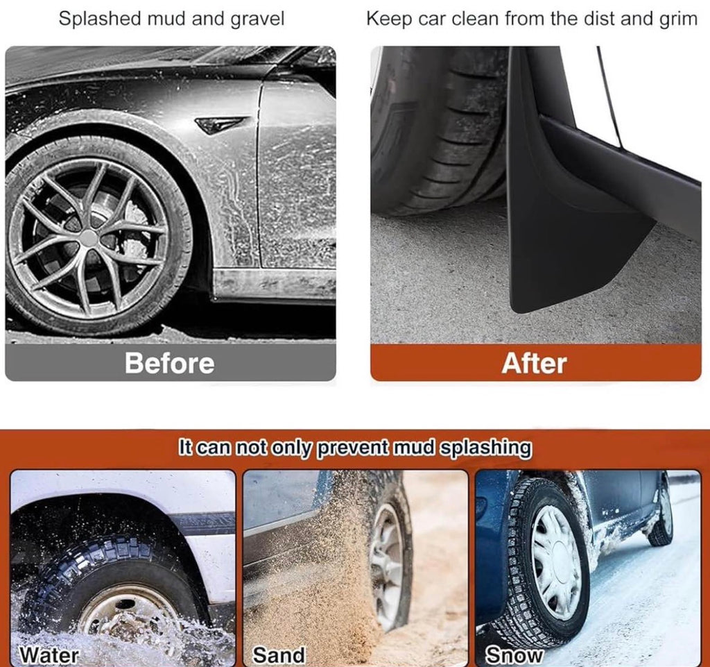 2019-2024 BMW X7 Mud Splash Guards  4Pc Set