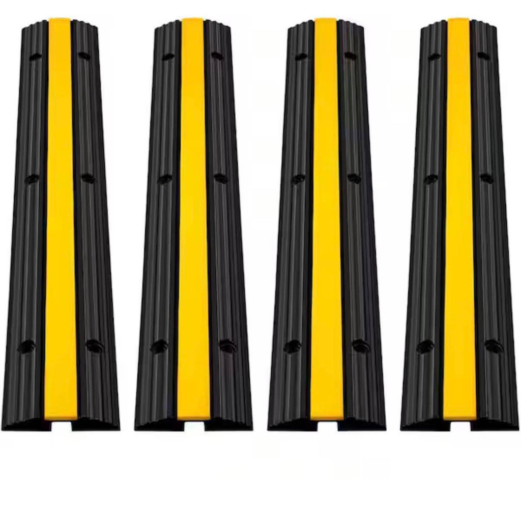 22046 lbs. Loading Cable Wire Cord Cover Speed Bump (4-Pieces)