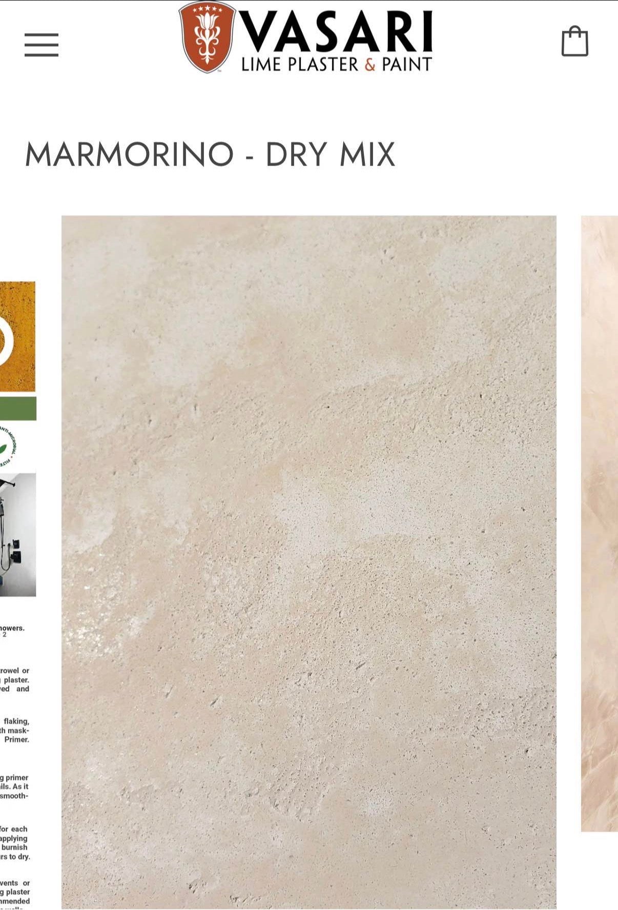 Marmorino Plaster (Fine Sand Finish)  38 Lbs