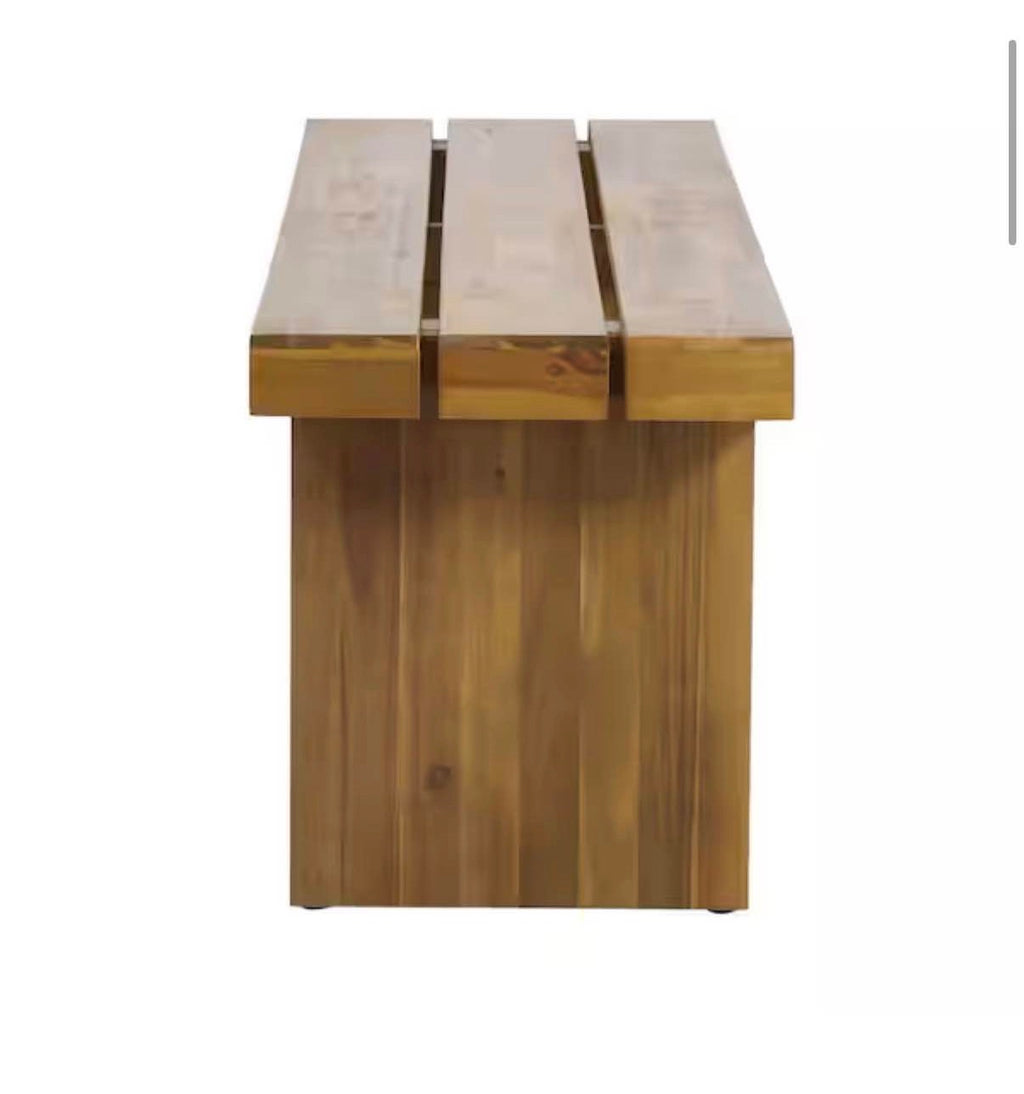 57 inches Datona Wood Outdoor Patio Bench