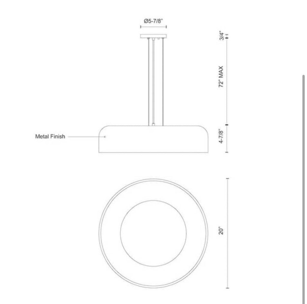 Kuzco Lighting Beacon 20" Pendant