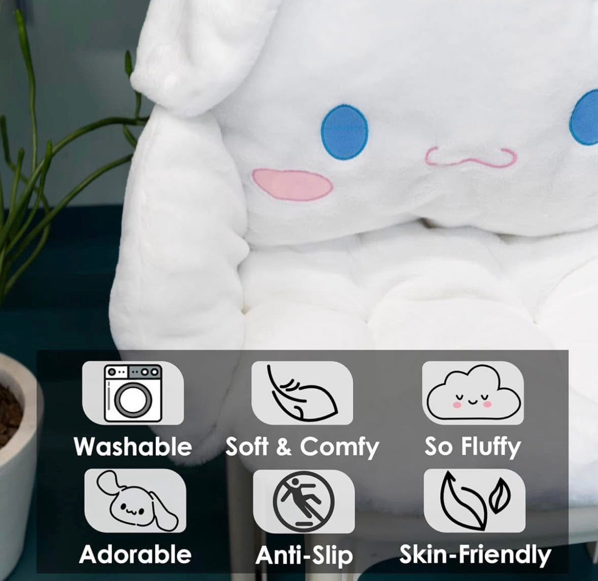 Comfy Chair Cushions Kawaii Room Decor