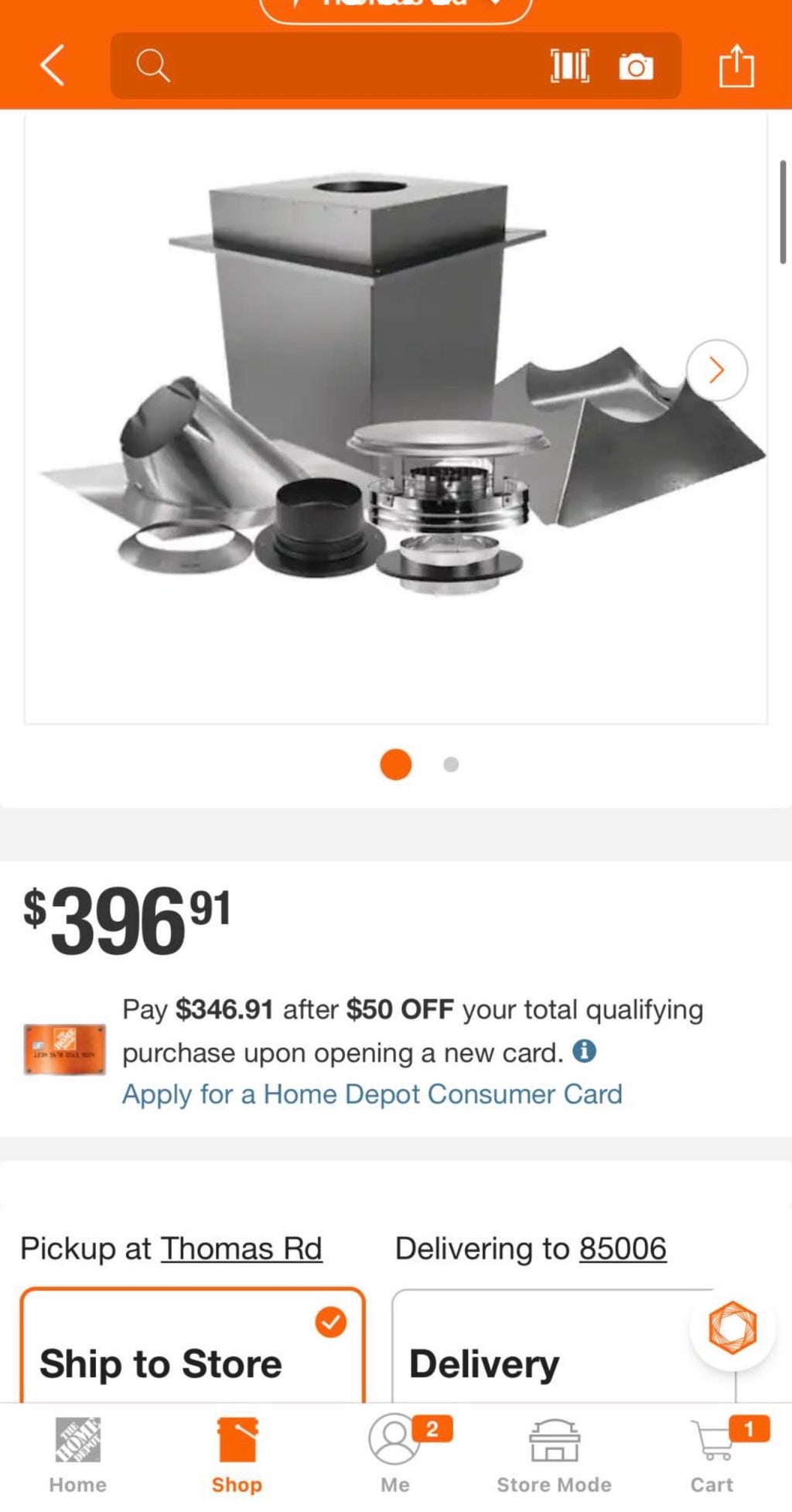 DuraPlus All-Fuel Chimney 6in. Diameter Basic Kit