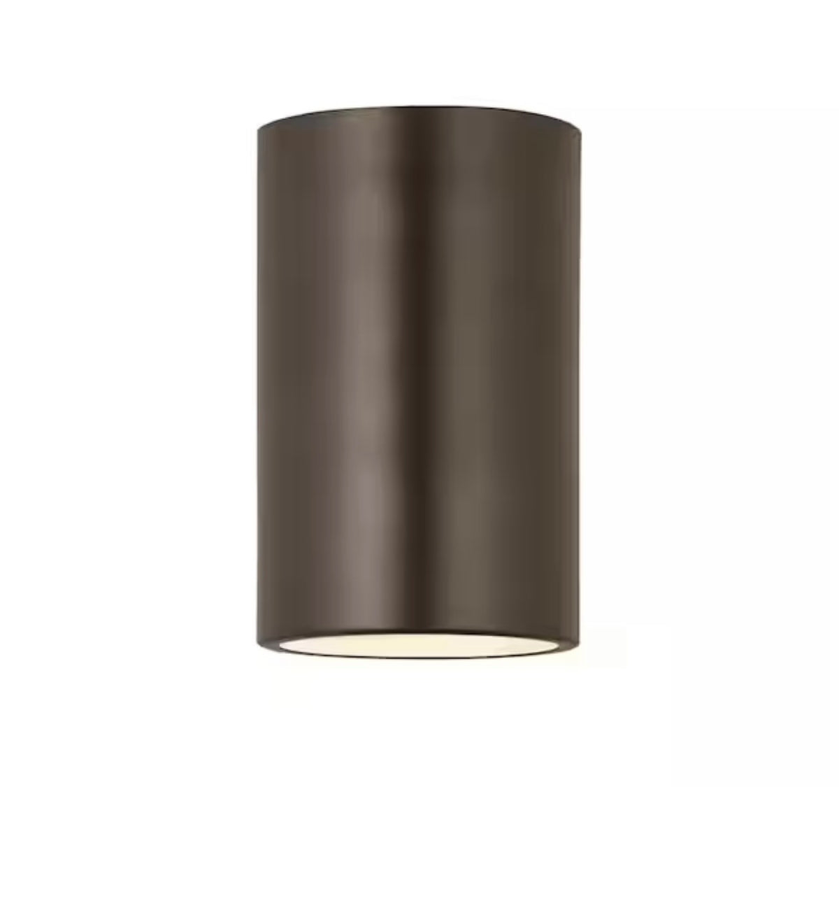Harley 5 in. 1-Light Bronze Flush Mount
