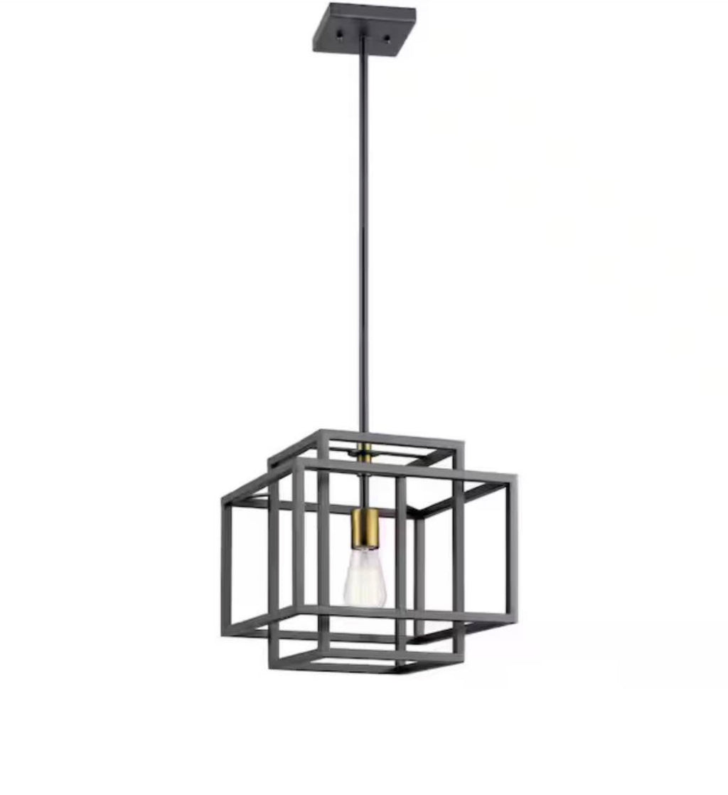 Mid-Century Modern Cage Kitchen Pendant
