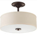 Inspire Collection LED Ceiling Light Drum Semi-Flush Mount