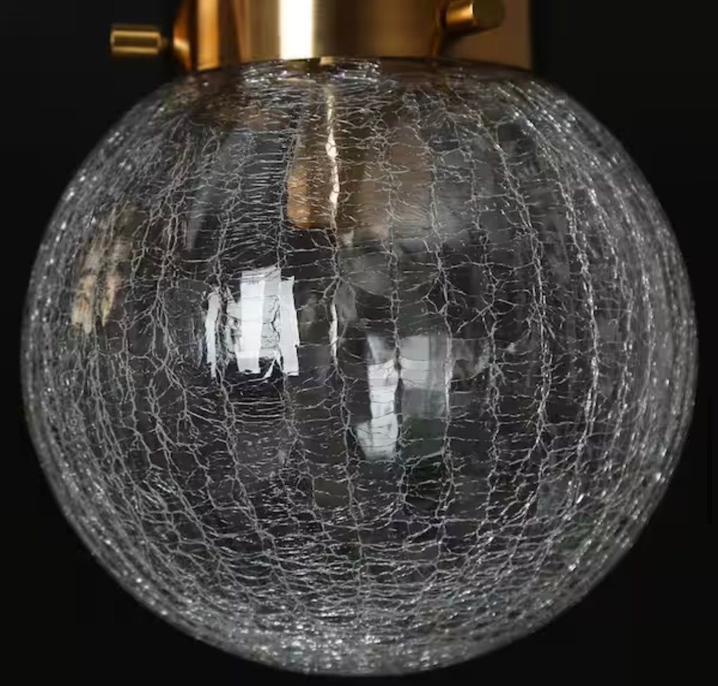 Lunary Modern 3-Light Plated Brass Bathroom Vanity Light