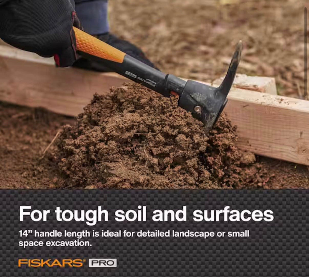 Pickaxe with 14 in. Shock Absorbing Handle