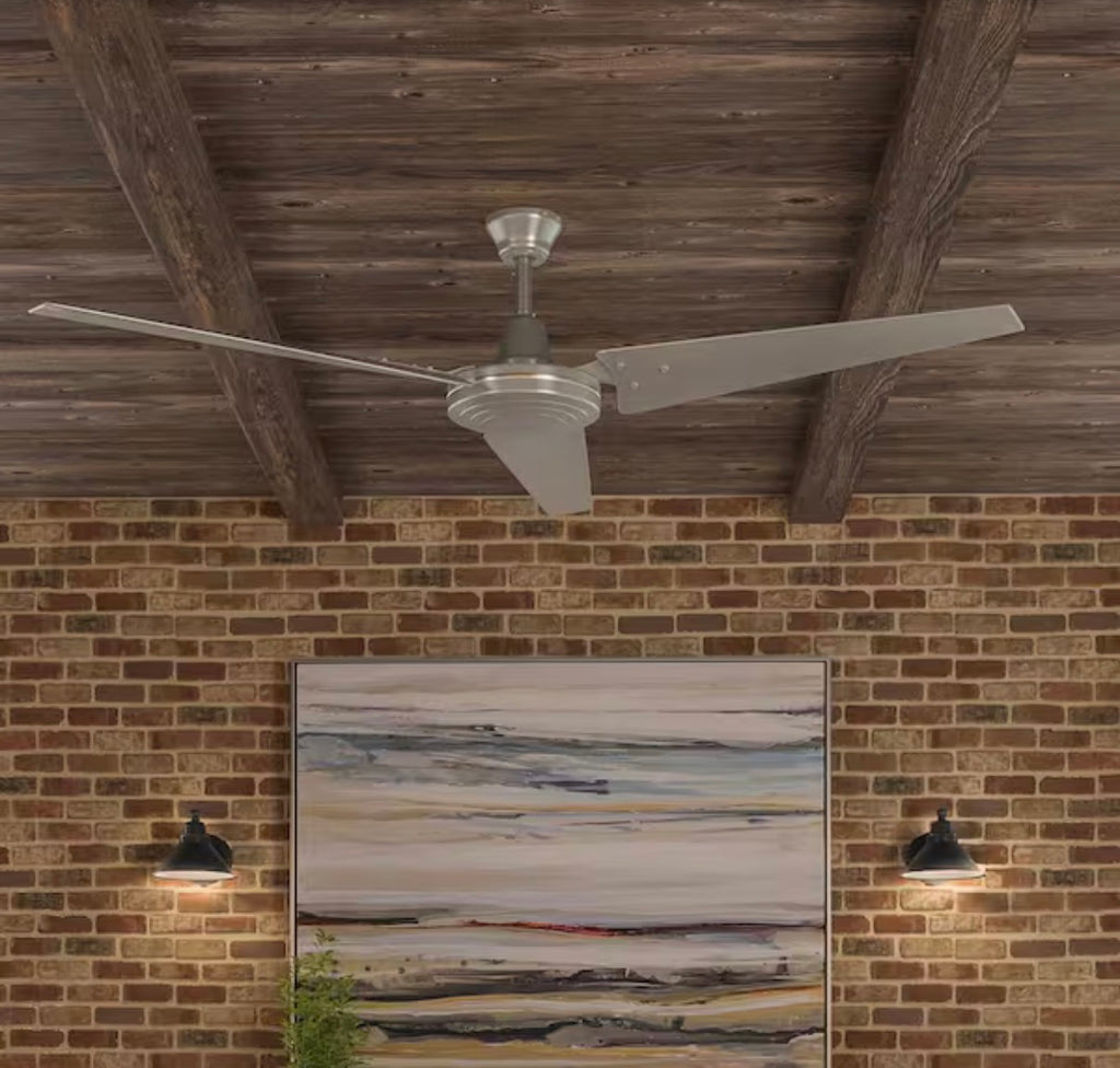 Industrial 60 in. Indoor/Outdoor Ceiling Fan with Wall Control