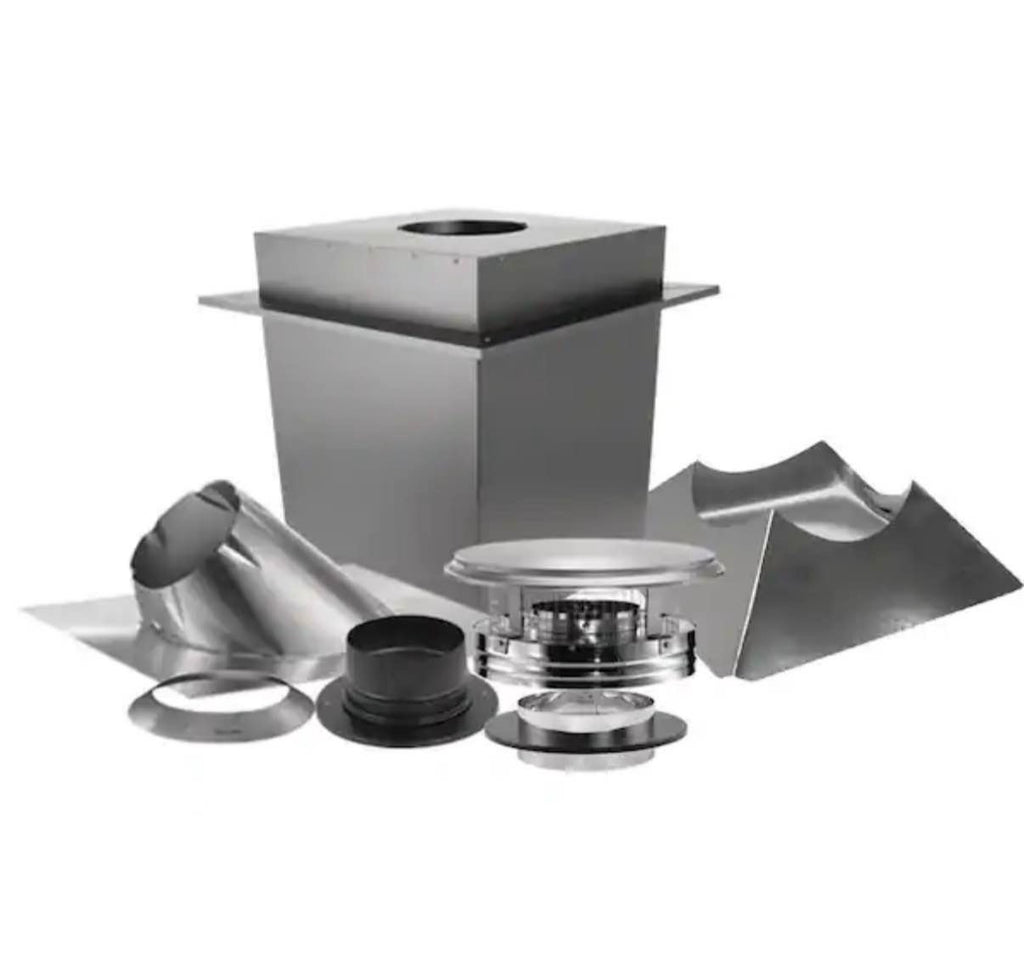 DuraPlus All-Fuel Chimney 6in. Diameter Basic Kit