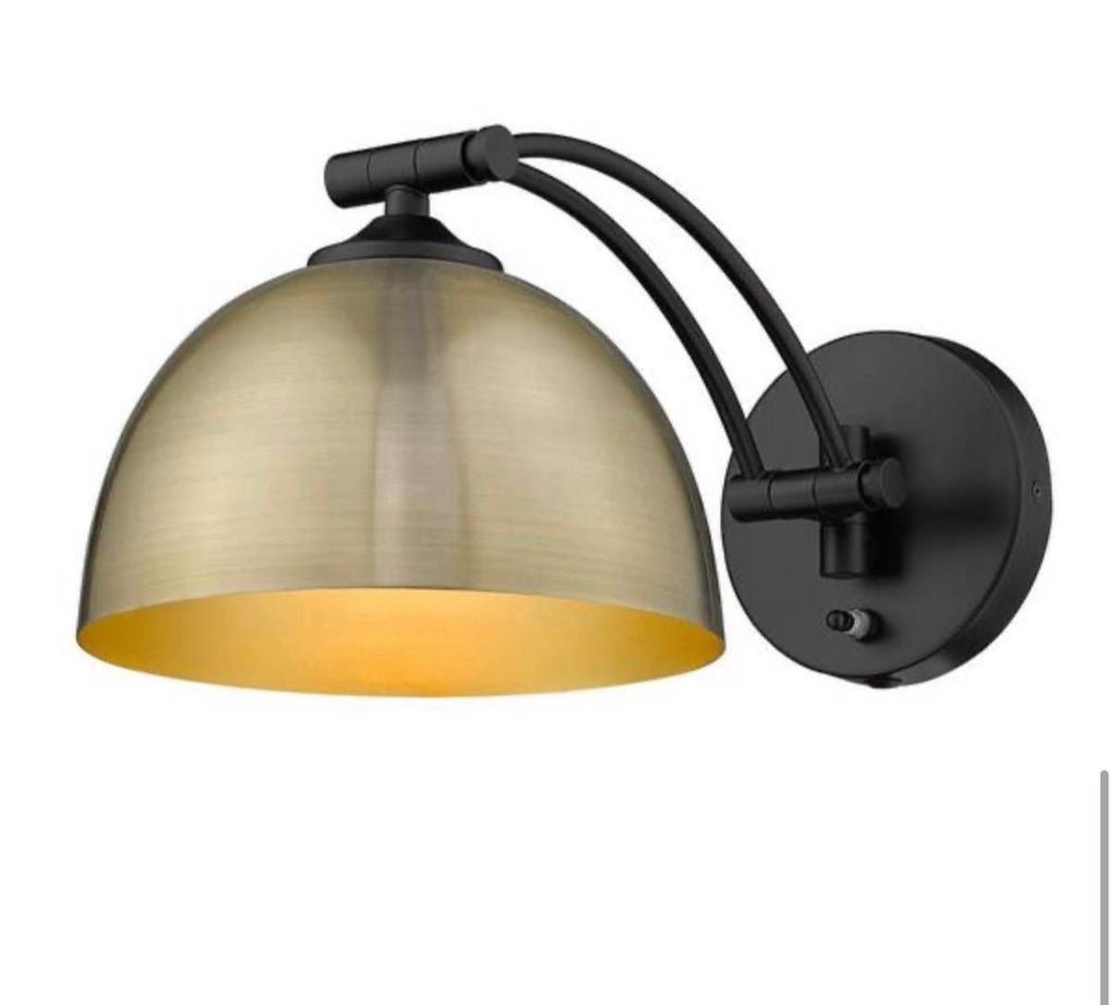 Rey 8 in. Matte Black Sconce