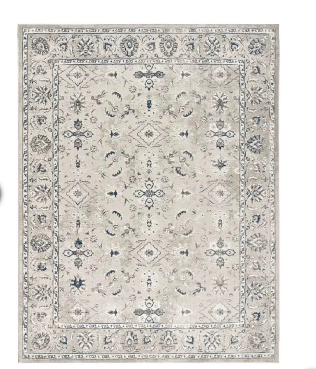 Hampton Court Area Rug  8x10 Ladree Gray